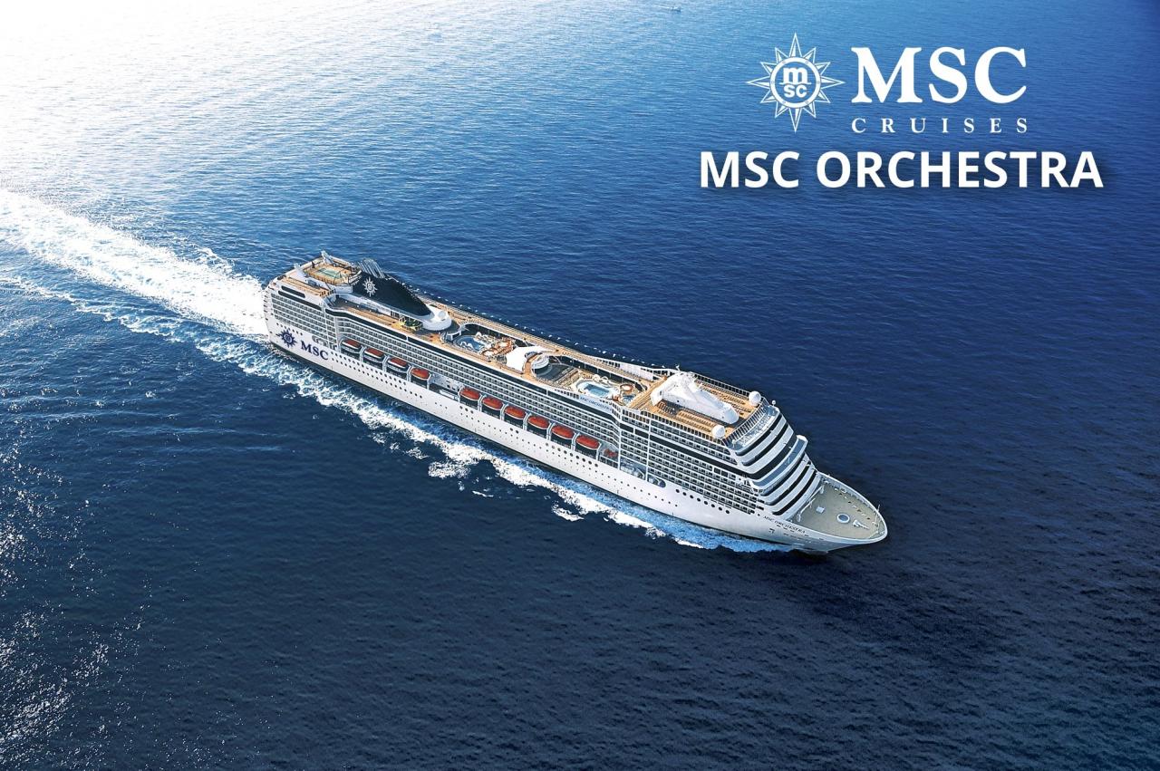 Španělsko, Itálie z Barcelony na lodi MSC Orchestra