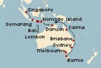 Costa Neoromantica - Austrálie, Indonésie
