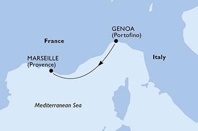 MSC Fantasia - Itálie, Francie