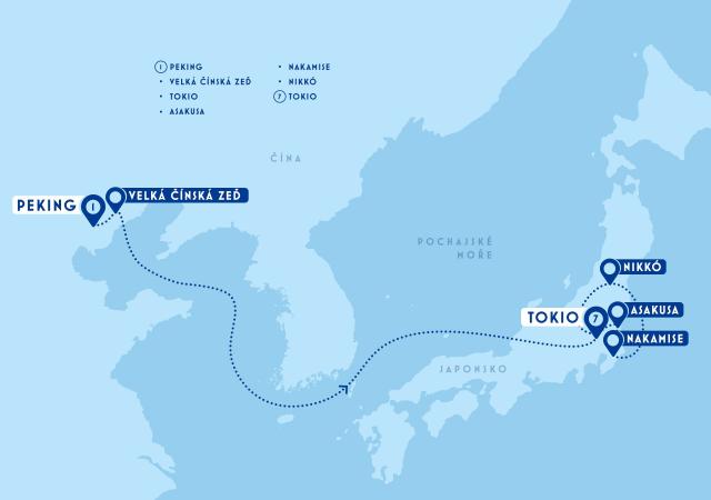 Východoasijské metropole: Peking - Tokio