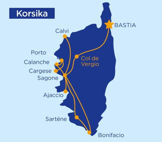 Divoká krása Korsiky