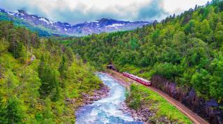 Vlakem krajinou fjordů z Osla do Bergenu