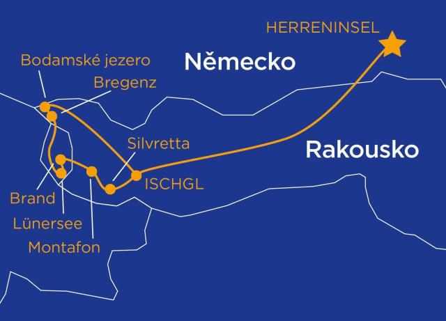 Za krásami Tyrolska a Vorarlberska s návštěvou Švýcarska