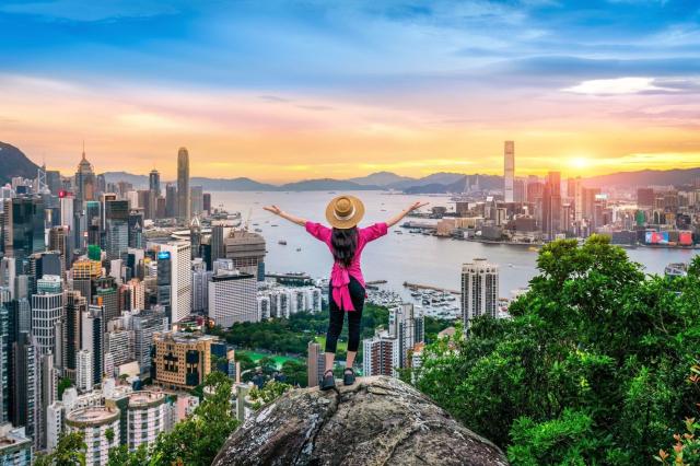 Výhled na Hong Kongský záliv