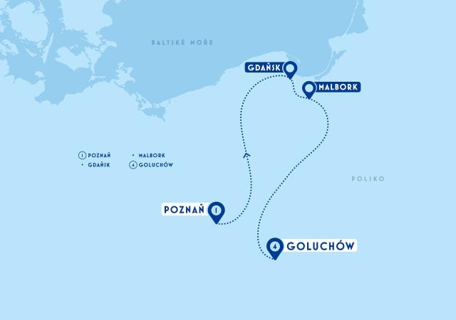 Prodloužený víkend v polském Gdaňsku (bus)