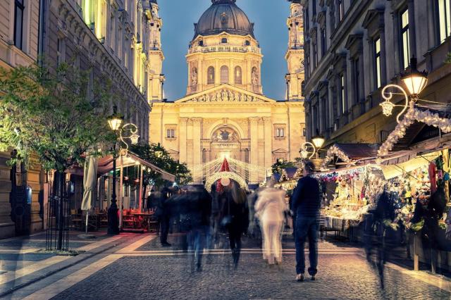 Budapešť - vánoční trhy vlakem