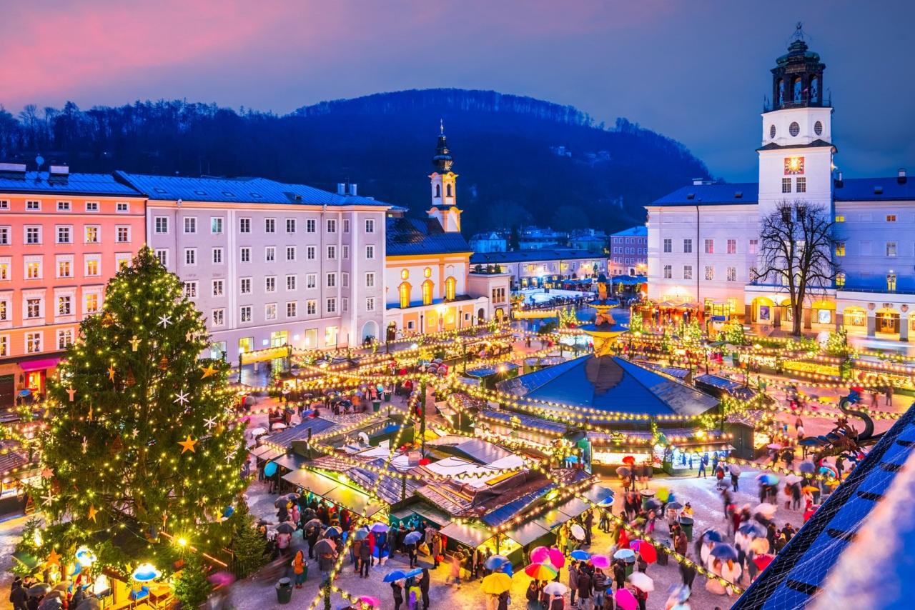 Linz - vánoční trhy vlakem