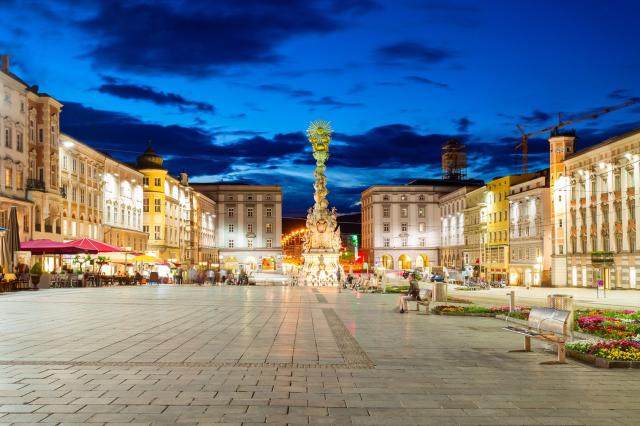 Linz - vánoční trhy vlakem