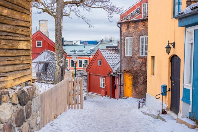 Zimní krajinou fjordů z Osla do Bergenu