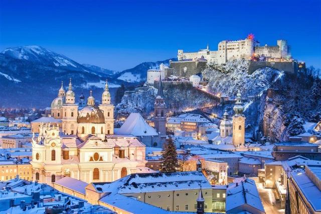 Adventní Salzburg a Solnohradská jezera
