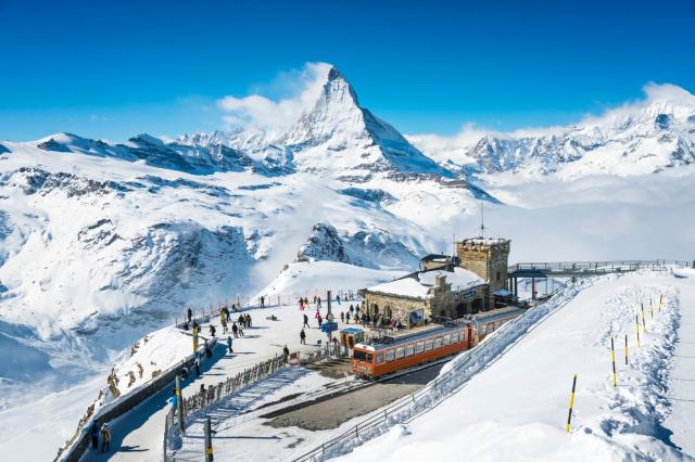 Zasněžené Alpy trasou Bernina a Glacier Expressu