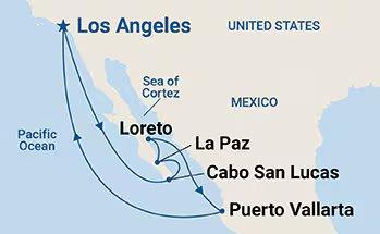 Plavba po mexickém pobřeží z Los Angeles