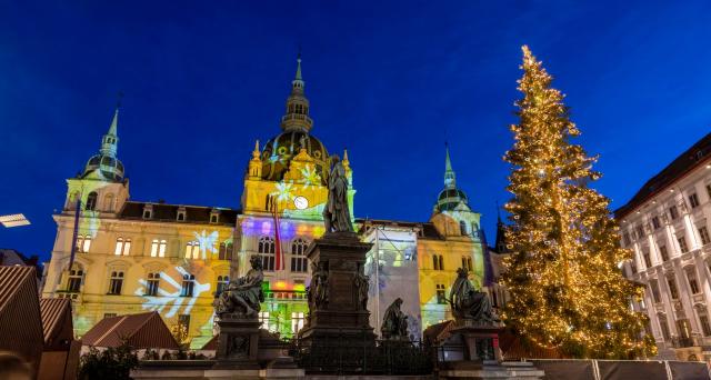 Graz - vánoční trhy vlakem