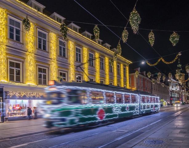 Graz - vánoční trhy vlakem