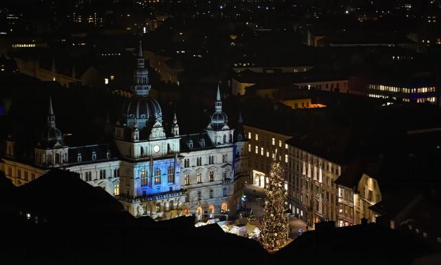 Graz - vánoční trhy vlakem