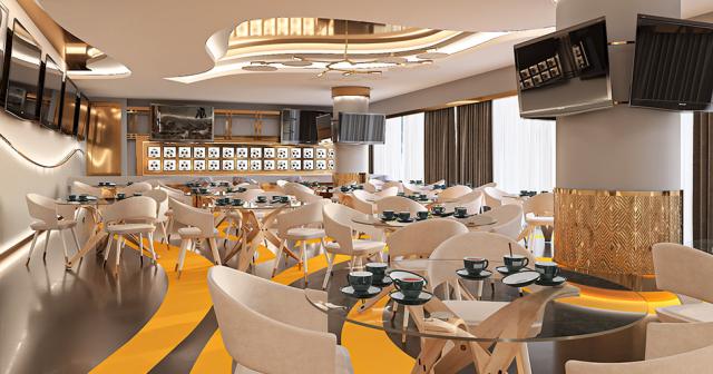 Royal-M-Hotel-and-Resort-Al-Aqah-SPORT-BAR-2023-VIZUALIZACE