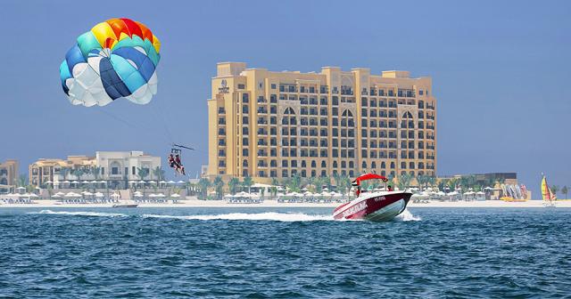 Double-Tree-By-Hilton-Resort-and-Spa-Marjan-Island-PARASAILING-