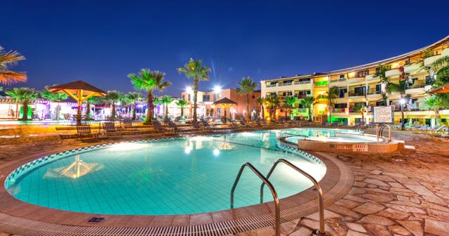 Caretta-Beach-Resort-POOL-NGHT