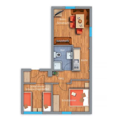 Appartements Fliana