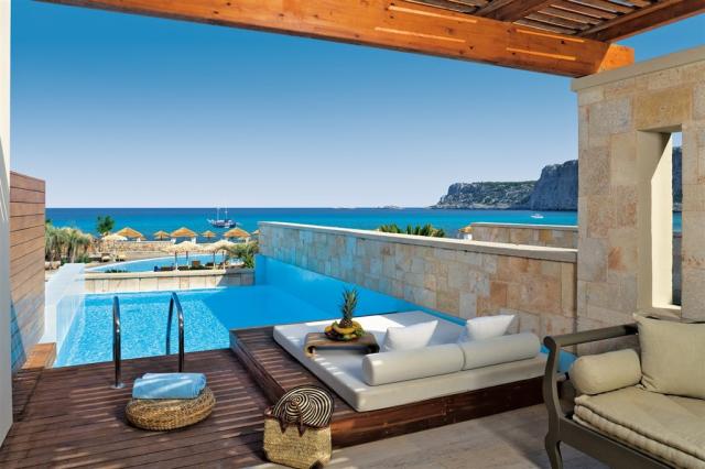 Waterfront pool suite  with hat.JPG