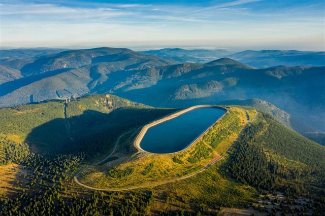 Přečerpávací vodní elektrárna Dlouhé Stráně - zdroj Agentura m-