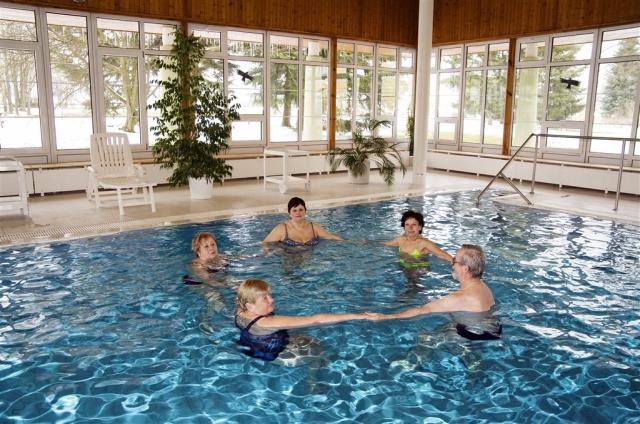Rehabilitační bazén v hotelu Jirásek