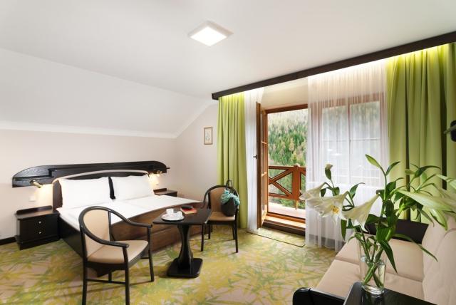 Dvoulůžkový pokoj Comfort plus v hlavní budově s balkonem