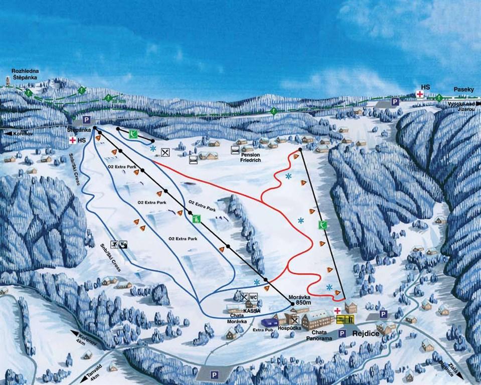 skiareál Rejdice