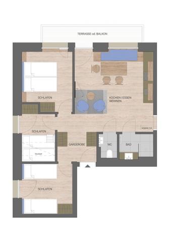 APARTMÁN CLASSIC pro 6+1 osoby