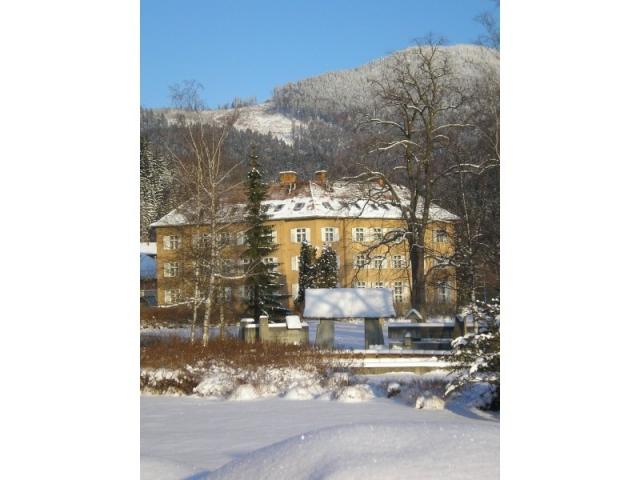 hotel v zimě