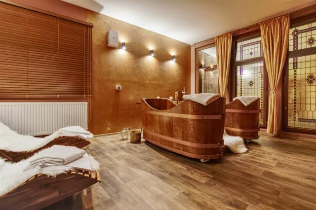 Pivní lázně v hotelu