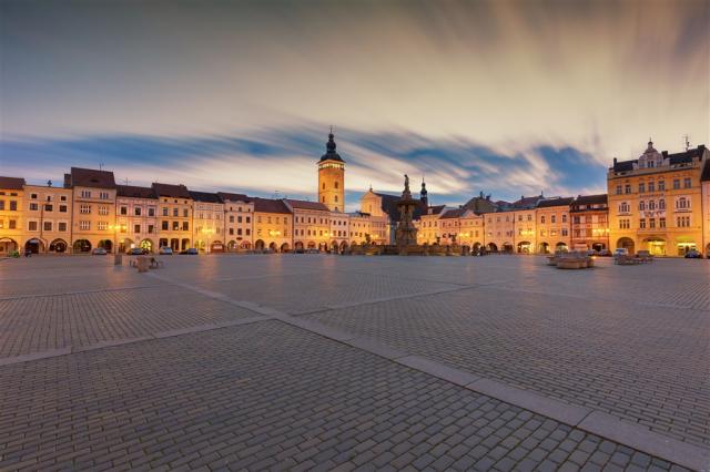 Náměstí Přemysla -otakara II., zdroj město České Budějovice