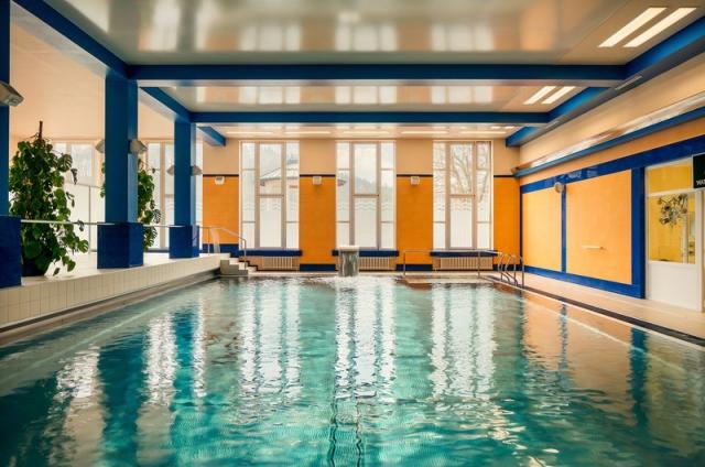 Bazén v hotelu Imperial