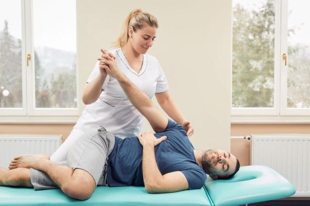 Fyzioterapeutické cvičení v hotelu Imperial