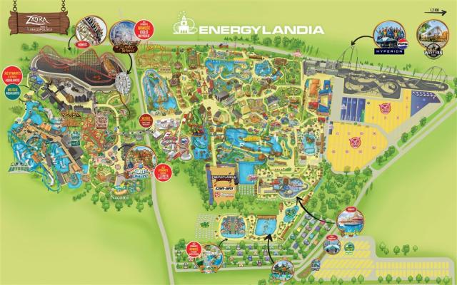 Mapa Energylandie