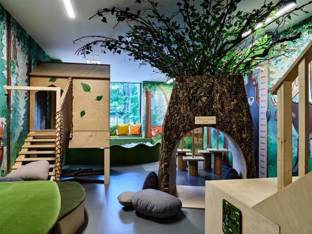 Pohled na dětskou herničku v hotelu BERGO RESORT & SPA