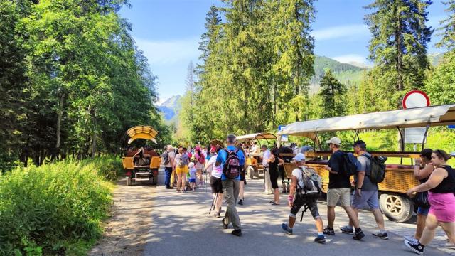 NP Tatry - vstup do NP, cesta na Morskie oko, kam můžete jít pě