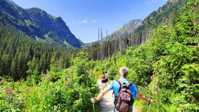 NP Tatry - cesta na Siklawský vodopád