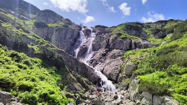 NP Tatry - Siklawský vodopád