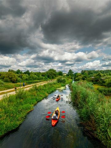 Lynostráda - Kajakování na řece Lyně, foto Grzegorz Januszewicz