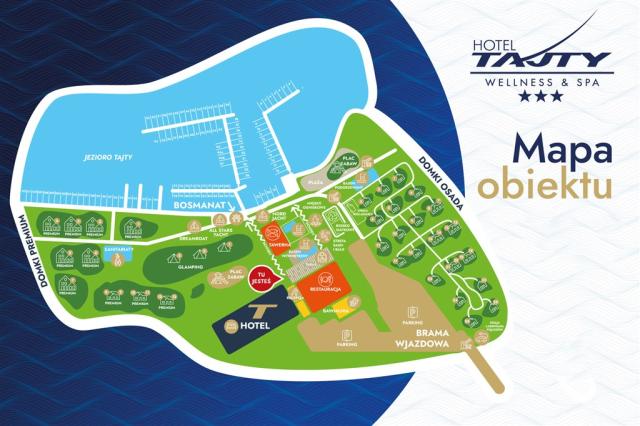 Mapa okolí hotelu Tajty