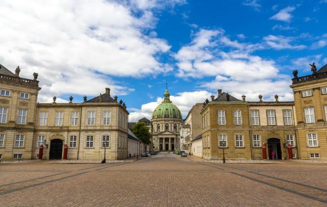 barokní kostel Marmorkirken