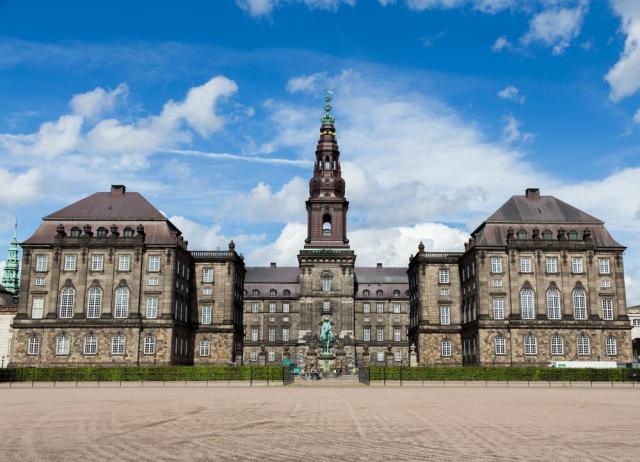 a zámek Christiansborg Slot