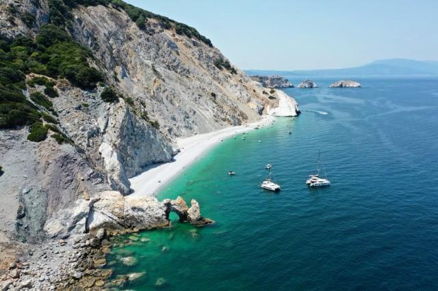 Skiathos Lalaria pláž 03