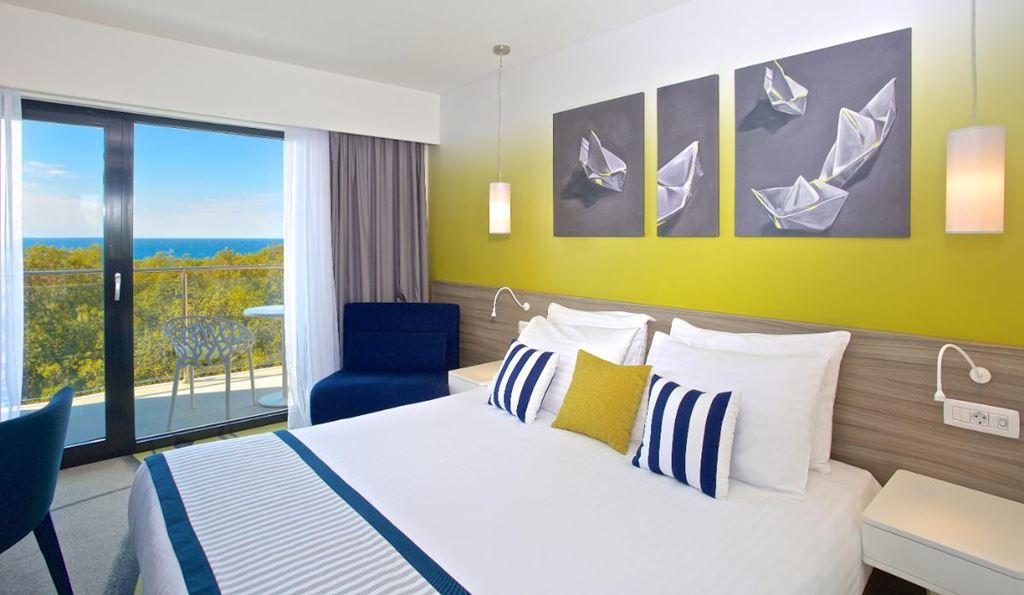 Park Plaza Arena hotel - pokoj Superior, balkon, mořská strana