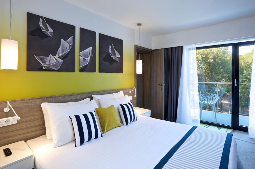 Park Plaza Arena hotel - pokoj Superior, balkon, strana park -