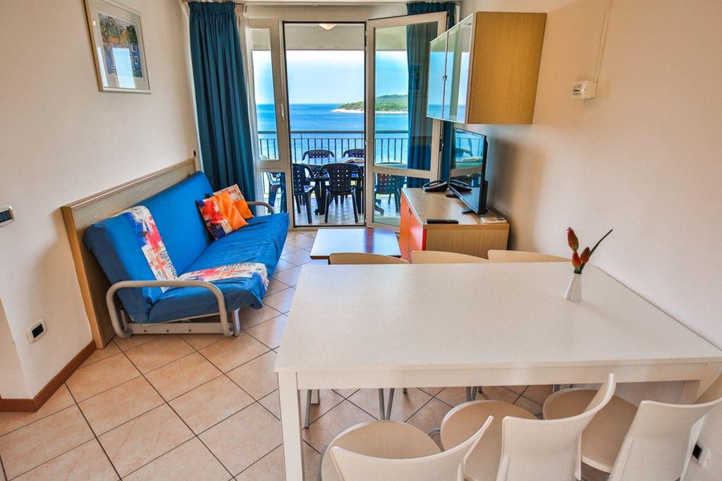 Splendid Resort - apartmán pro 4-6 osob, typ A, mořská strana -