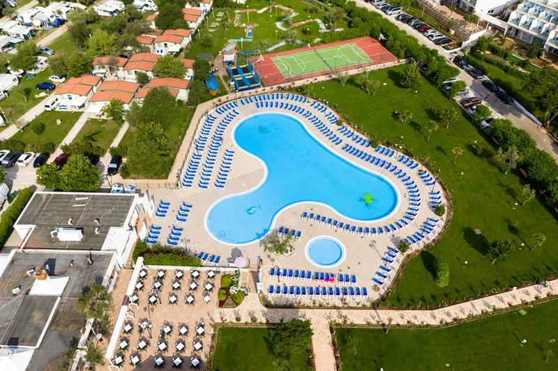 Narcis hotel - panorama + další bazén - Rabac - - Chorvatsko