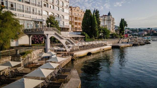 Kristal hotel - hotelová pláž - Opatija -  - Chorvatsko
