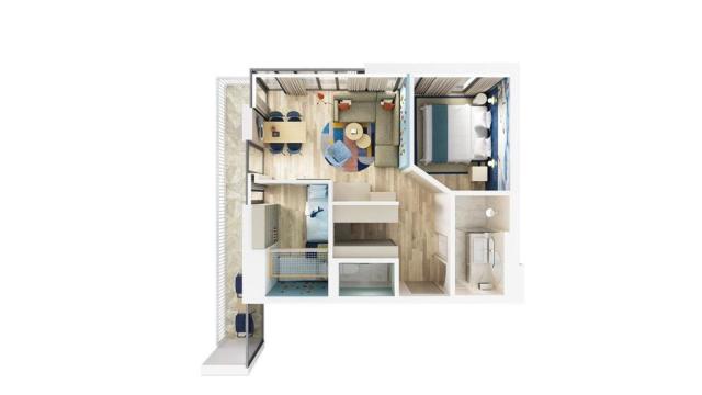 Diadora Falkensteiner Family hotel - pokoj Deluxe Suite MS - Pe